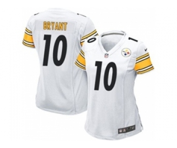 nike women nfl jerseys pittsburgh steelers #10 bryant white[nike]
