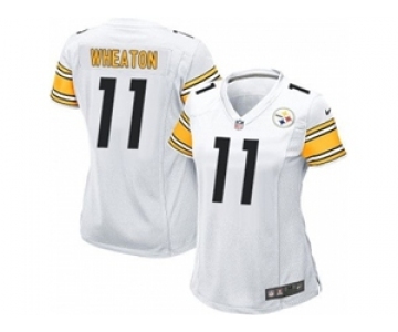 nike women nfl jerseys pittsburgh steelers #11 wheaton white[nike]