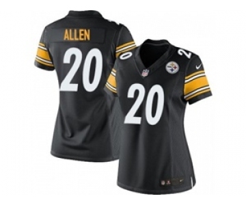 nike women nfl jerseys pittsburgh steelers #20 will allen black[nike][allen]