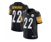 Youth Nike Pittsburgh Steelers #22 Terrell Edmunds Black Team Color Stitched NFL Vapor Untouchable Limited Jersey