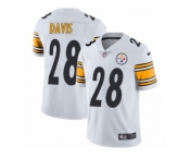 Youth Nike Pittsburgh Steelers #28 Sean Davis Vapor Untouchable Limited White NFL Jersey