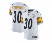 Youth Nike Pittsburgh Steelers #30 Daimion Stafford White Vapor Untouchable Limited Player NFL Jersey