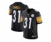Youth Nike Pittsburgh Steelers #31 Donnie Shell Vapor Untouchable Limited Black Team Color NFL Jersey