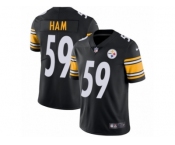 Youth Nike Pittsburgh Steelers #59 Jack Ham Vapor Untouchable Limited Black Team Color NFL Jersey