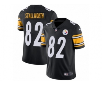 Youth Nike Pittsburgh Steelers #82 John Stallworth Vapor Untouchable Limited Black Team Color NFL Jersey