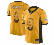 Youth Nike Pittsburgh Steelers #9 Chris Boswell Limited Gold Rush Drift Fashion NFL Jersey