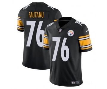 Youth Pittsburgh Steelers #76 Troy Fautanu Black Vapor Untouchable Limited Football Stitched Jersey