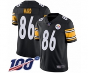 Youth Pittsburgh Steelers #86 Hines Ward Black Team Color Vapor Untouchable Limited Player 100th Season Football Jersey