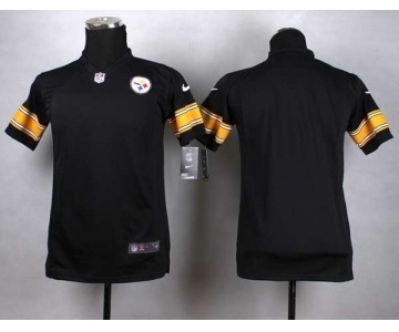 nike youth nfl jerseys pittsburgh steelers blank black[nike]