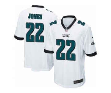 Men's Nike Philadelphia Eagles #22 Sidney Jones Game White NFL Jersey