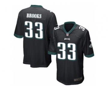 Men's Nike Philadelphia Eagles #33 Ron Brooks Game Black Alternate NFL Jersey