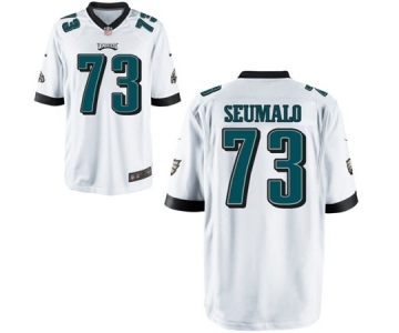 Men's Nike Philadelphia Eagles #73 Isaac Seumalo Game White NFL Jersey