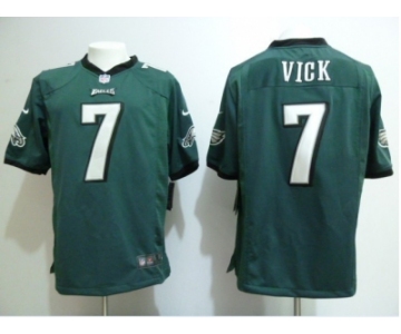 nike nfl jerseys philadelphia eagles #7 vick green[game]