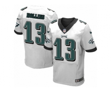 Men's Nike Philadelphia Eagles #13 Mack Hollins Elite White NFL Jersey