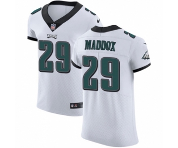 Men's Nike Philadelphia Eagles #29 Avonte Maddox White Vapor Untouchable Elite Player NFL Jersey