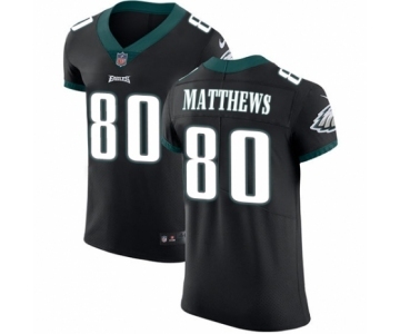 Men's Nike Philadelphia Eagles #80 Jordan Matthews Black Vapor Untouchable Elite Player NFL Jersey