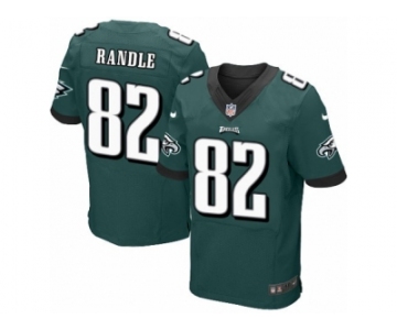 Men's Nike Philadelphia Eagles #82 Rueben Randle Elite Midnight Green Team Color NFL Jersey