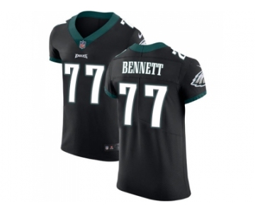 Nike Philadelphia Eagles #77 Michael Bennett Black Alternate Men Stitched NFL Vapor Untouchable Elite Jersey