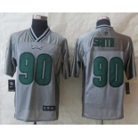 nike nfl jerseys philadelphia eagles #90 smith grey[Elite vapor]