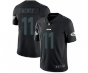 Men's Nike Philadelphia Eagles #11 Carson Wentz Limited Black Rush Impact NFL Jersey Men's Nike Philadelphia Eagles #11 Carson Wentz Limited Black Rush Impact NFL Jersey