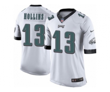 Men's Nike Philadelphia Eagles #13 Mack Hollins Limited White NFL Jersey