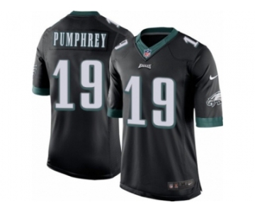 Men's Nike Philadelphia Eagles #19 Donnel Pumphrey Limited Black Alternate NFL Jersey