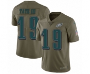 Men's Nike Philadelphia Eagles #19 Golden Tate III Limited Olive 2017 Salute to Service NFL Jersey Men's Nike Philadelphia Eagles #19 Golden Tate III Limited Olive 2017 Salute to Service NFL Jersey