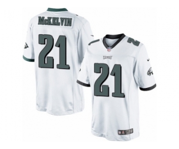 Men's Nike Philadelphia Eagles #21 Leodis McKelvin Limited White NFL Jersey