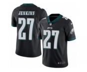 Men's Nike Philadelphia Eagles #27 Malcolm Jenkins Limited Black Rush NFL Jersey