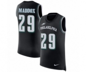 Men's Nike Philadelphia Eagles #29 Avonte Maddox Black Rush Player Name & Number Tank Top NFL Jersey Men's Nike Philadelphia Eagles #29 Avonte Maddox Black Rush Player Name & Number Tank Top NFL Jersey