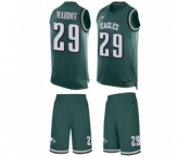 Men's Nike Philadelphia Eagles #29 Avonte Maddox Limited Midnight Green Tank Top Suit NFL Jersey Men's Nike Philadelphia Eagles #29 Avonte Maddox Limited Midnight Green Tank Top Suit NFL Jersey