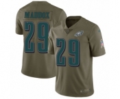 Men's Nike Philadelphia Eagles #29 Avonte Maddox Limited Olive 2017 Salute to Service NFL Jersey Men's Nike Philadelphia Eagles #29 Avonte Maddox Limited Olive 2017 Salute to Service NFL Jersey