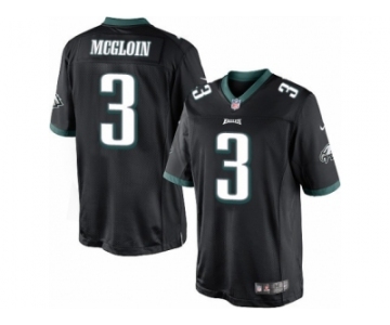 Men's Nike Philadelphia Eagles #3 Matt McGloin Limited Black Alternate NFL Jersey