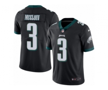 Men's Nike Philadelphia Eagles #3 Matt McGloin Limited Black Rush NFL Jersey