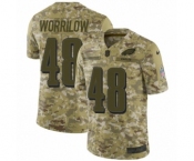Men's Nike Philadelphia Eagles #48 Paul Worrilow Limited Camo 2018 Salute to Service NFL Jersey Men's Nike Philadelphia Eagles #48 Paul Worrilow Limited Camo 2018 Salute to Service NFL Jersey
