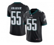 Men's Nike Philadelphia Eagles #55 Brandon Graham Limited Black Rush NFL Jersey