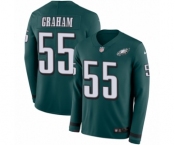 Men's Nike Philadelphia Eagles #55 Brandon Graham Limited Green Therma Long Sleeve NFL Jersey Men's Nike Philadelphia Eagles #55 Brandon Graham Limited Green Therma Long Sleeve NFL Jersey