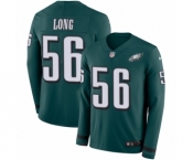 Men's Nike Philadelphia Eagles #56 Chris Long Limited Green Therma Long Sleeve NFL Jersey Men's Nike Philadelphia Eagles #56 Chris Long Limited Green Therma Long Sleeve NFL Jersey