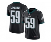 Men's Nike Philadelphia Eagles #59 Seth Joyner Limited Black Rush NFL Jersey