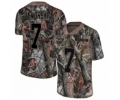 Men's Nike Philadelphia Eagles #7 Ron Jaworski Camo Rush Realtree Limited NFL Jersey