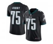 Men's Nike Philadelphia Eagles #75 Vinny Curry Limited Black Rush NFL Jersey