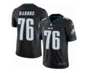 Men's Nike Philadelphia Eagles #76 Allen Barbre Limited Black Rush NFL Jersey