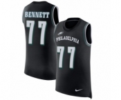 Men's Nike Philadelphia Eagles #77 Michael Bennett Black Rush Player Name & Number Tank Top NFL Jersey Men's Nike Philadelphia Eagles #77 Michael Bennett Black Rush Player Name & Number Tank Top NFL Jersey