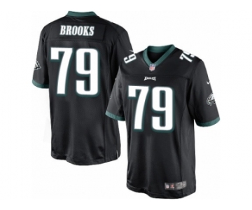 Men's Nike Philadelphia Eagles #79 Brandon Brooks Limited Black Alternate NFL Jersey