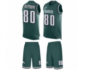 Men's Nike Philadelphia Eagles #80 Jordan Matthews Limited Midnight Green Tank Top Suit NFL Jersey Men's Nike Philadelphia Eagles #80 Jordan Matthews Limited Midnight Green Tank Top Suit NFL Jersey