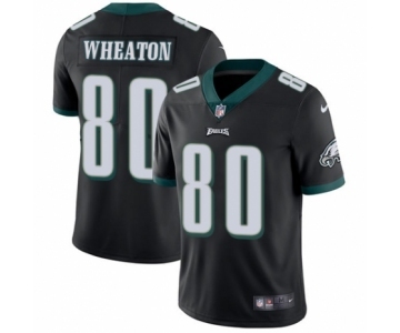 Men's Nike Philadelphia Eagles #80 Markus Wheaton Black Alternate Vapor Untouchable Limited Player NFL Jersey