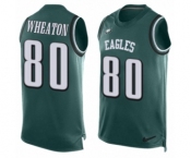 Men's Nike Philadelphia Eagles #80 Markus Wheaton Limited Midnight Green Player Name & Number Tank Top NFL Jersey Men's Nike Philadelphia Eagles #80 Markus Wheaton Limited Midnight Green Player Name & Number Tank Top NFL Jersey