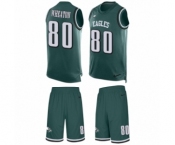 Men's Nike Philadelphia Eagles #80 Markus Wheaton Limited Midnight Green Tank Top Suit NFL Jersey Men's Nike Philadelphia Eagles #80 Markus Wheaton Limited Midnight Green Tank Top Suit NFL Jersey