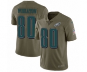 Men's Nike Philadelphia Eagles #80 Markus Wheaton Limited Olive 2017 Salute to Service NFL Jersey Men's Nike Philadelphia Eagles #80 Markus Wheaton Limited Olive 2017 Salute to Service NFL Jersey