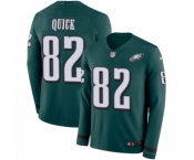 Men's Nike Philadelphia Eagles #82 Mike Quick Limited Green Therma Long Sleeve NFL Jersey Men's Nike Philadelphia Eagles #82 Mike Quick Limited Green Therma Long Sleeve NFL Jersey
